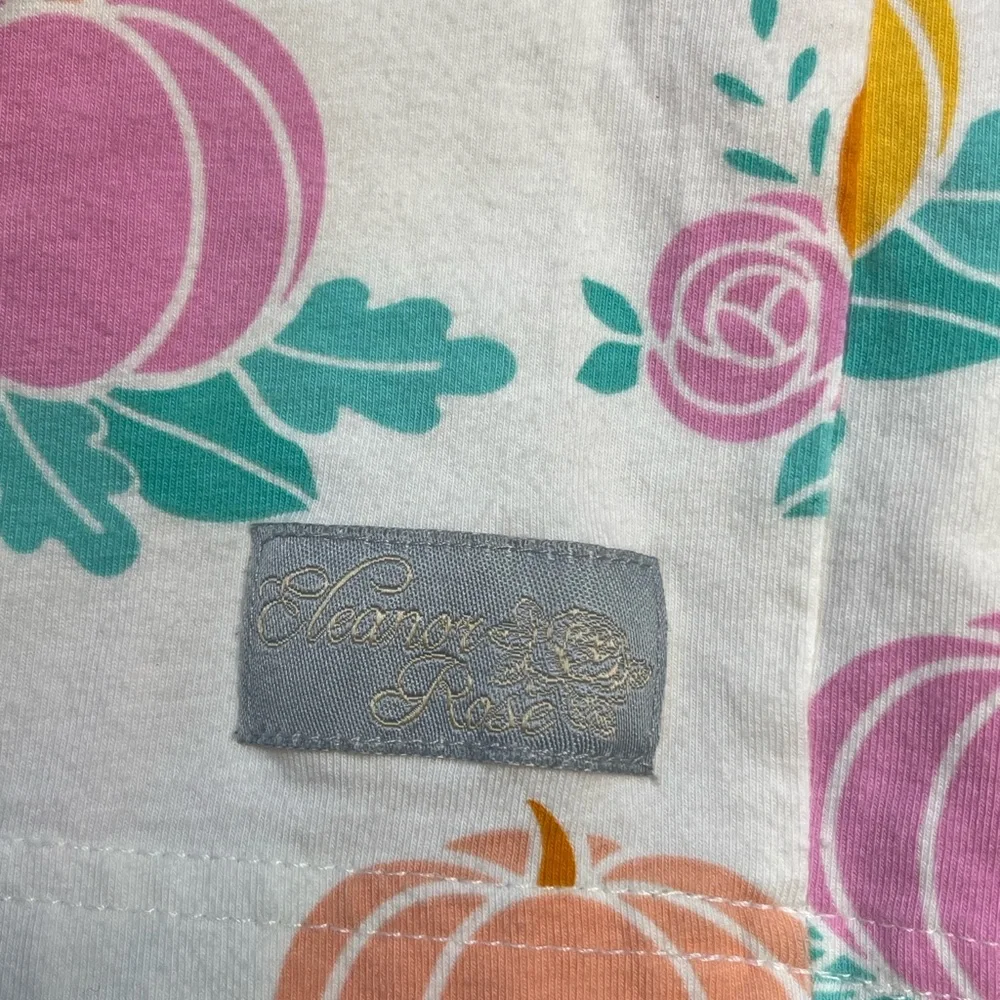 Eleanor Rose Girls Fall Rory Pumpkin Print Sleeveless Top w/ Ruffled Detail 7-8
